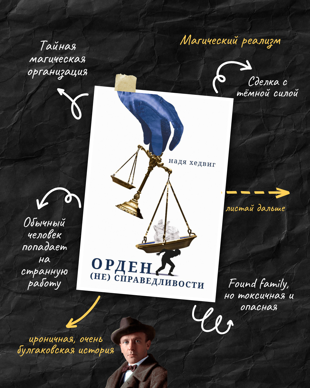 Предзаказ — Орден (не) Справедливости, Надя Хедвиг